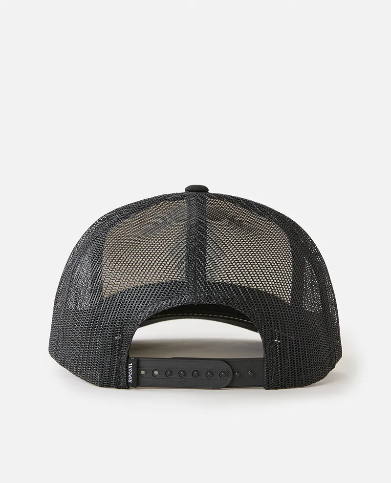 Rip Curl Search Icon Trucker Black/White - Unisex Cap-2