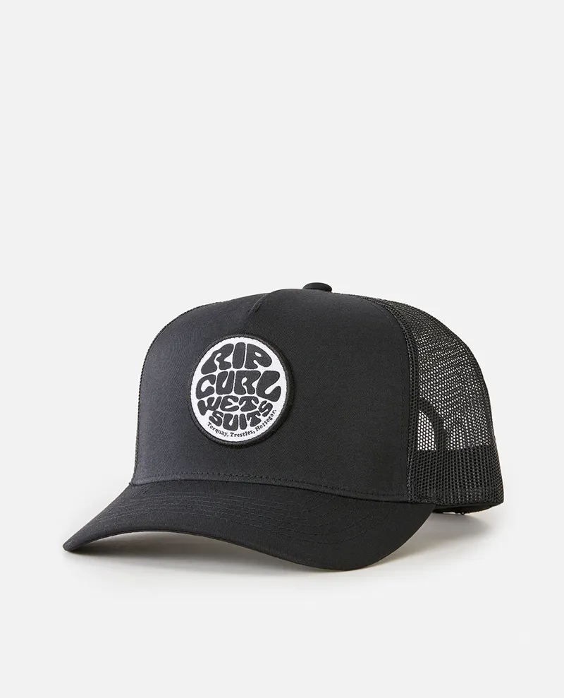Rip Curl Wetsuit Icon Trucker Black - Unisex Cap