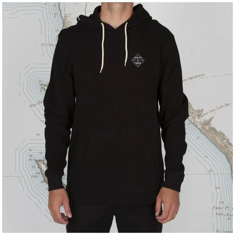 Salty Crew Tippet Thermal Hood In Black-1