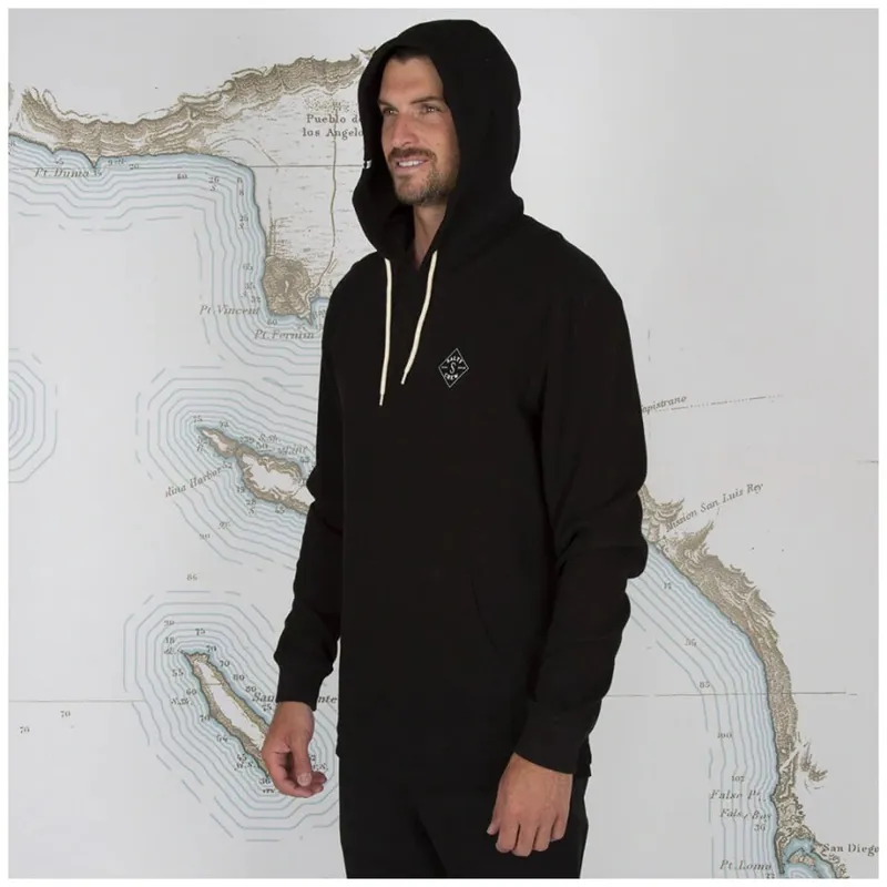 Salty Crew Tippet Thermal Hood In Black