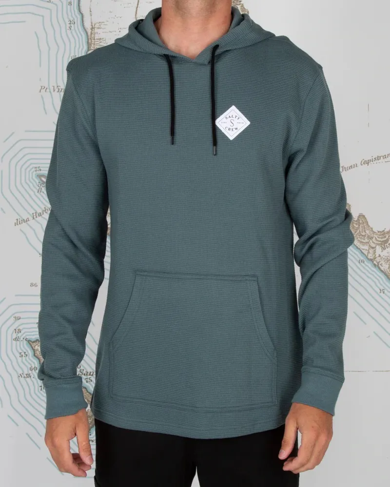 Salty Crew Tippet Thermal Hood In Blue