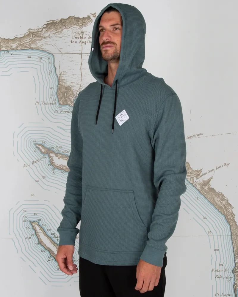Salty Crew Tippet Thermal Hood In Blue-3