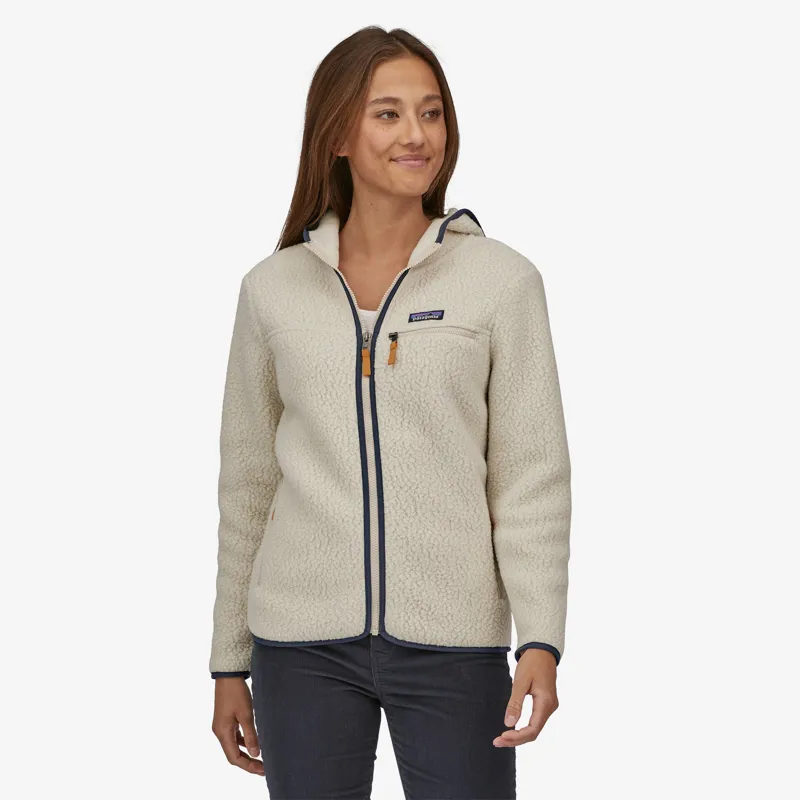 Patagonia Women's Retro Pile Fleece Hoody - Pelican-1