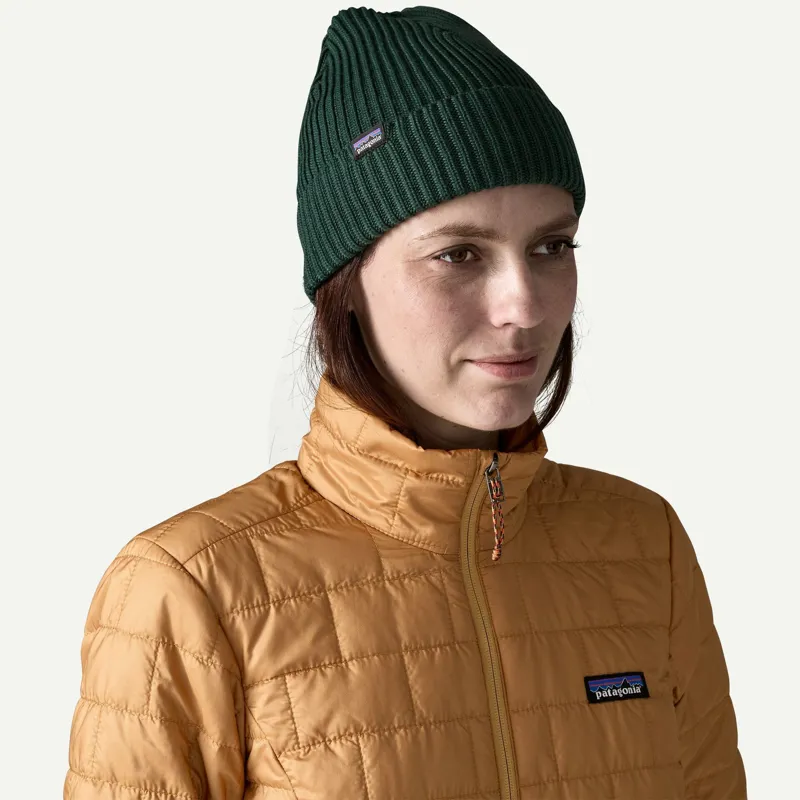 Patagonia Fishermans Rolled Beanie Cascade Green-ALL-1