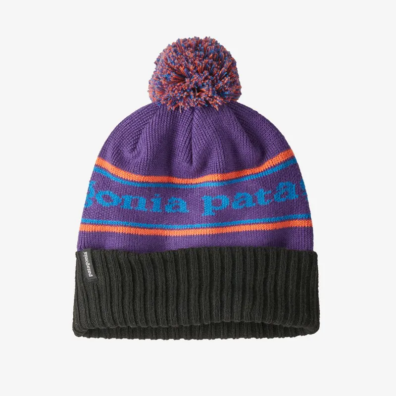Patagonia Powder Town Beanie - Park Stripe Purple