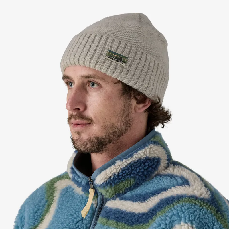 Patagonia Brodeo Beanie Crisp Grey-1