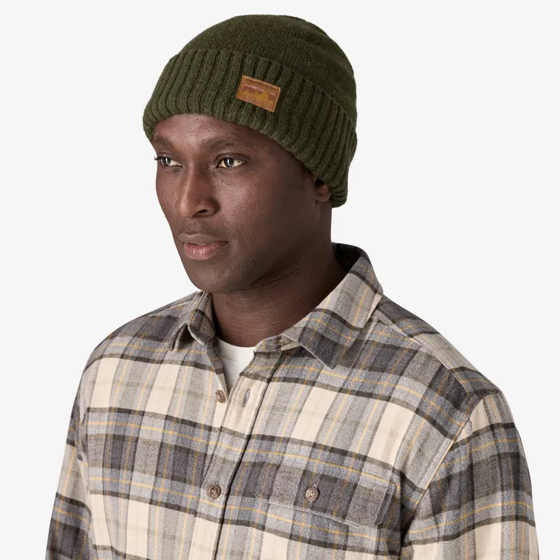 Patagonia Brodeo Beanie Sky Needle Pine Green-1