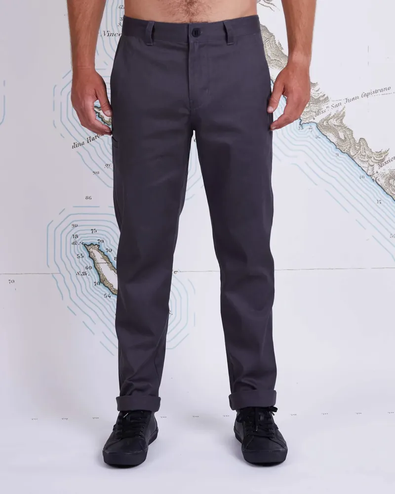 Salty Crew Deckhand Pant Charcoal
