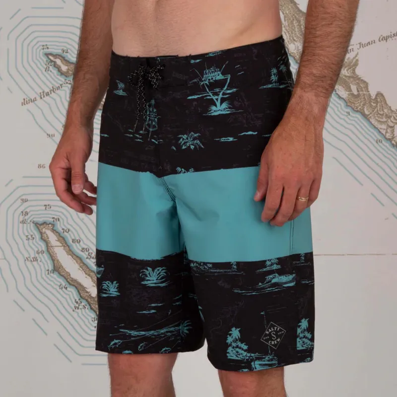 Salty Crew Topwater Boardshort In Black-1