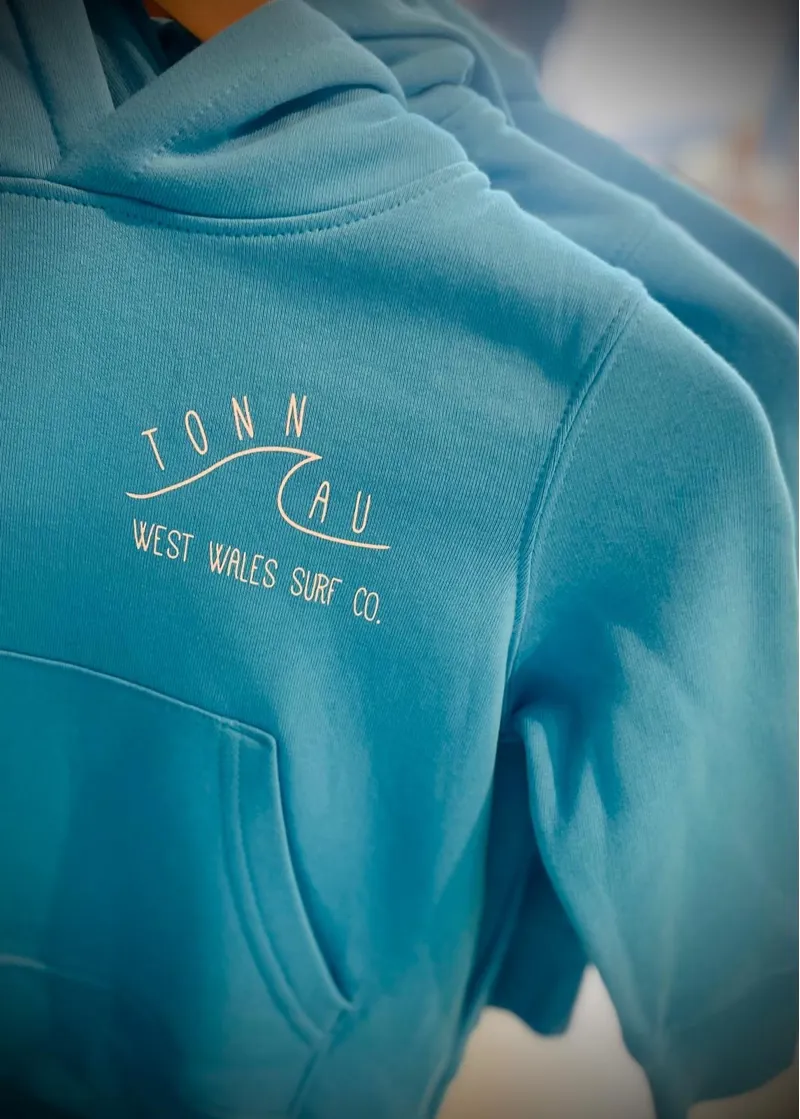 Tonnau Classic Kids Hoody in Blue-2
