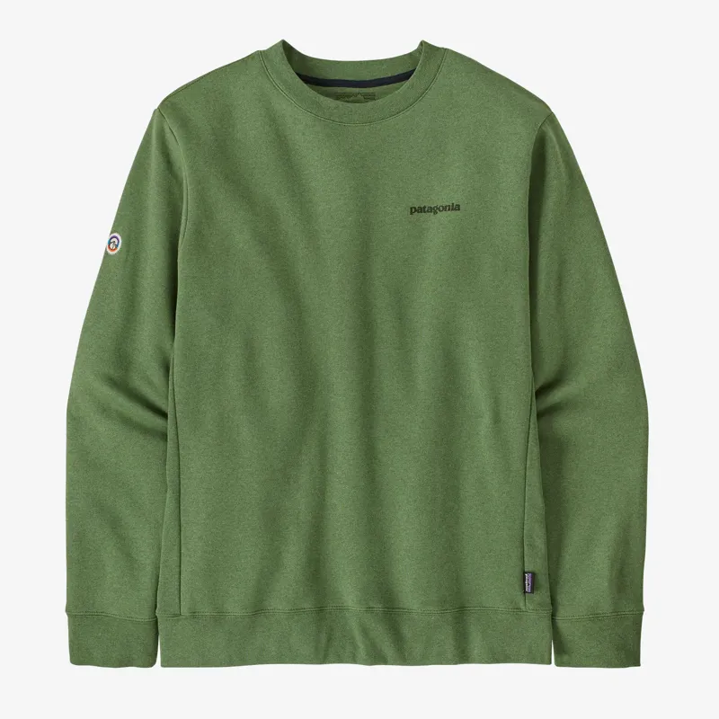 Patagonia Fitz Roy Icon Uprisal Crew Sweatshirt Terrain Green