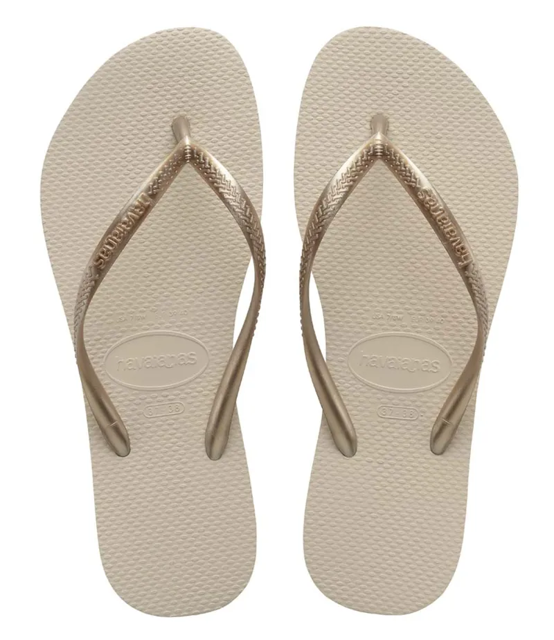Havaianas Slim - Beige Size 37-38