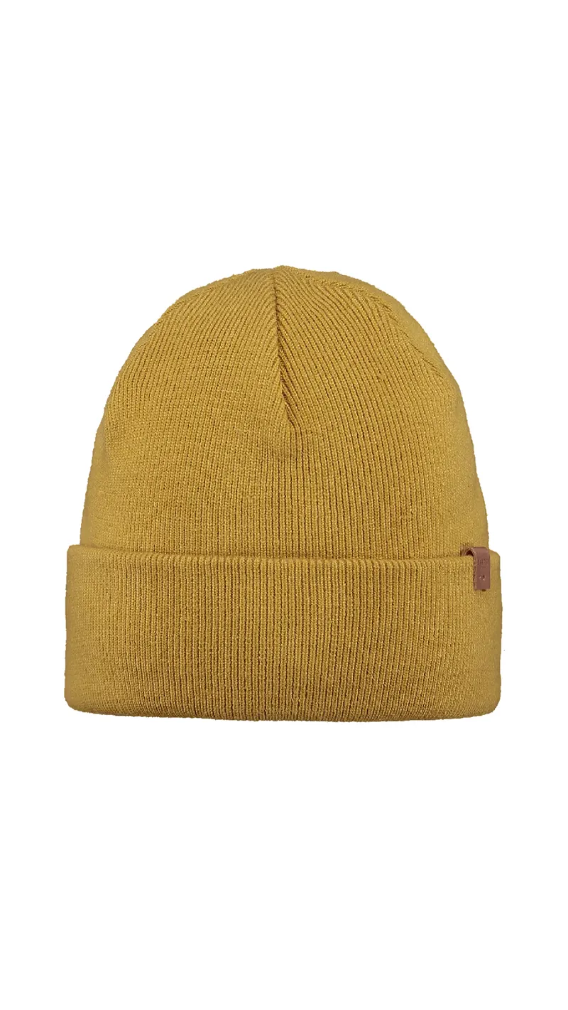 Barts Willes Beanie Yellow - Unisex Knitted Hat