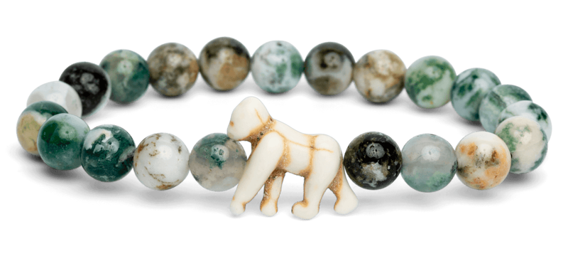 Fahlo Rainforest Green Bracelet - Gorilla 
