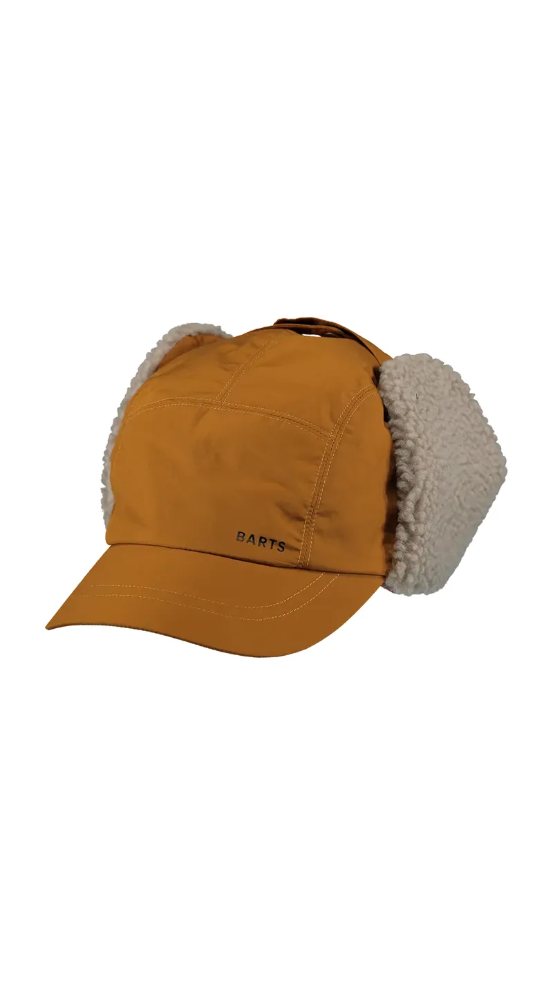 Barts Boise Cap Ochre - Mens Yellow Trapper Hat