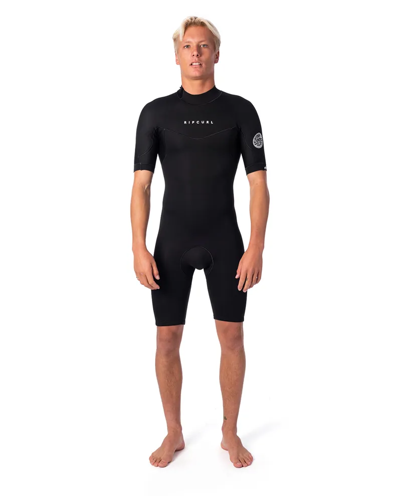 Rip Curl Dawn Patrol 2mm Back Zip Spring in Black