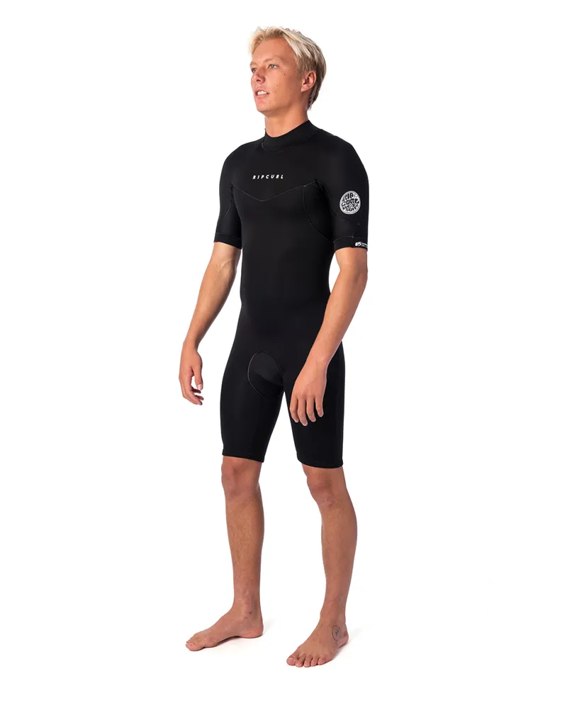 Rip Curl Dawn Patrol 2mm Back Zip Spring in Black-1