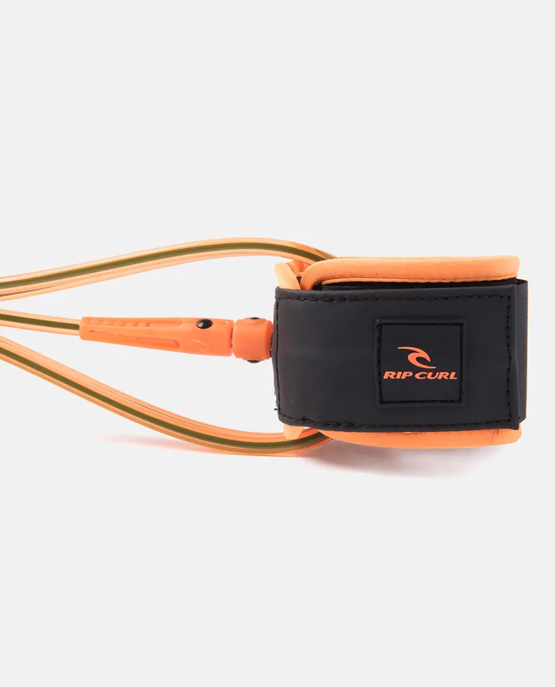 Rip Curl 6'0 Reg Leash Surf Grip Orange-2