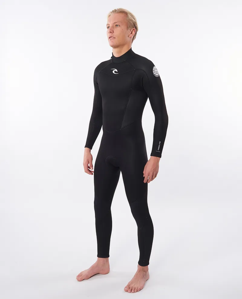 Rip Curl Freelite 3/2mm Back Zip Wetsuit Black