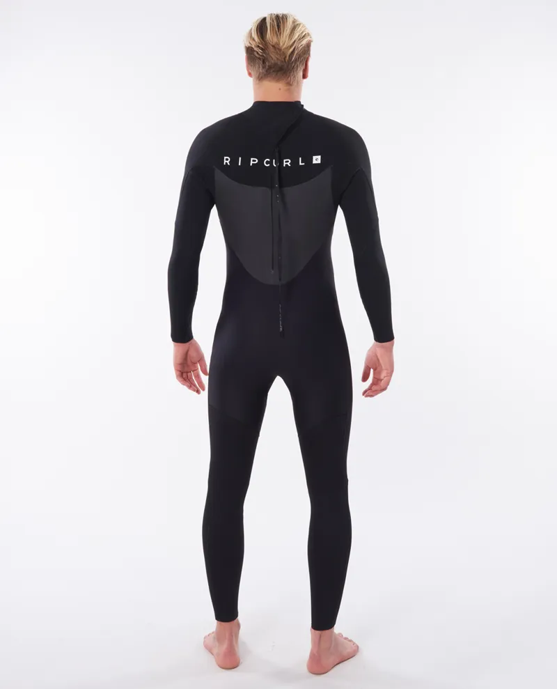 Rip Curl Omega 4/3mm Back Zip Wetsuit Black-4