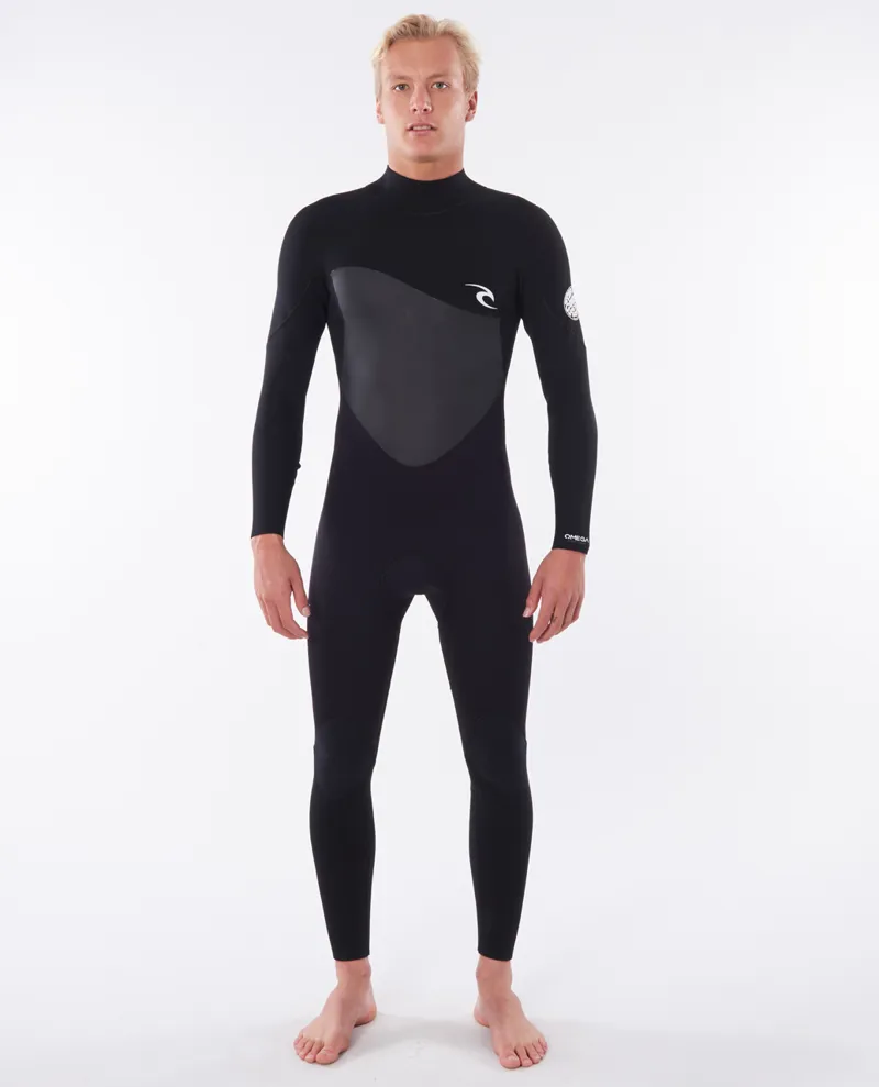 Rip Curl Omega 4/3mm Back Zip Wetsuit Black-3