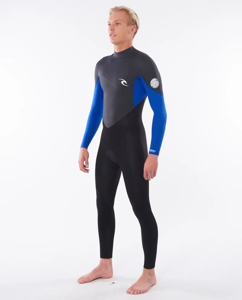 Rip Curl Omega 3/2mm Back Zip Wetsuit in Blue