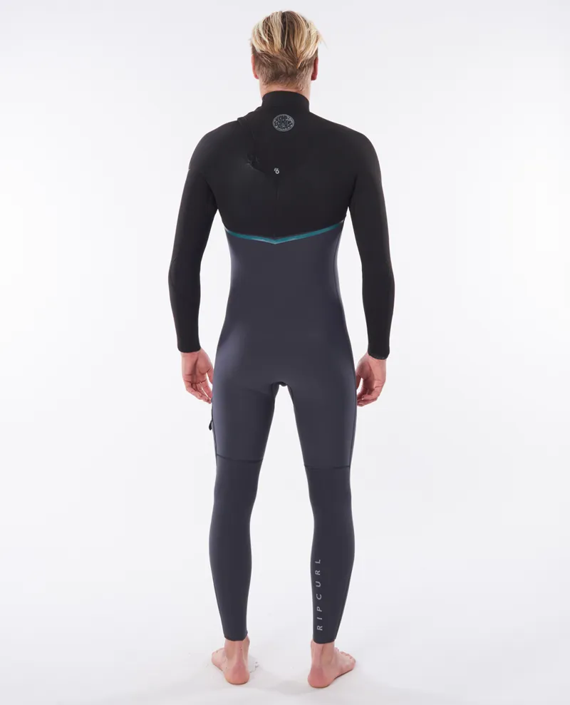 Rip Curl E Bomb 3/2 Zip Free Wetsuit Charcoal Grey-1