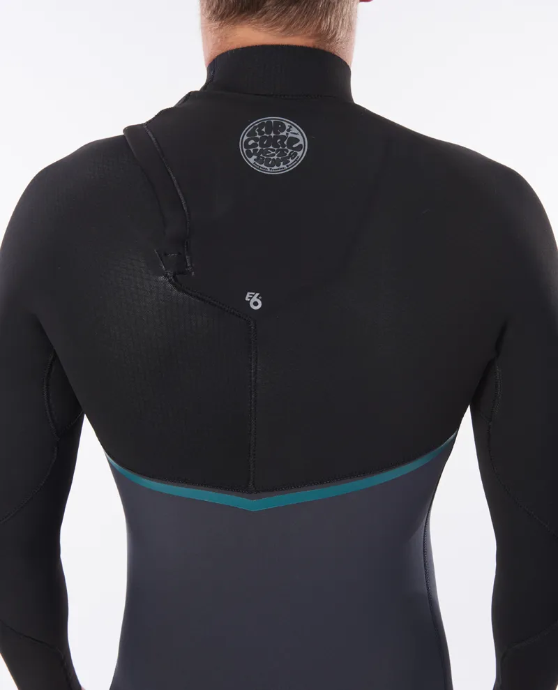 Rip Curl E Bomb 3/2 Zip Free Wetsuit Charcoal Grey-6