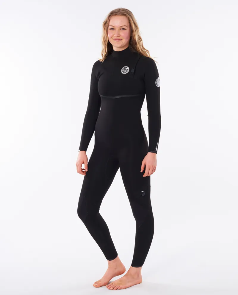 Rip Curl E Bomb 5/3mm Zip Free Wetsuit in Black