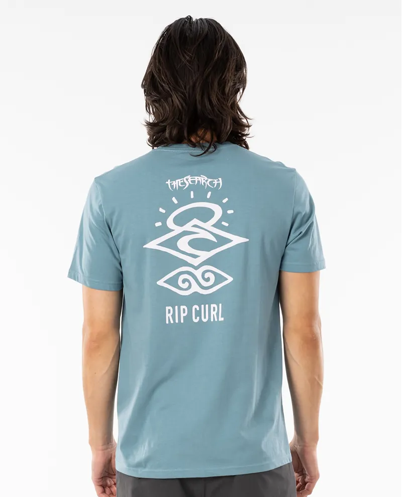 Rip Curl Search Essential Tee in Mid Blue-1