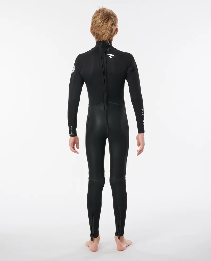 Rip Curl Junior Freelite 3/2mm Flat Lock Wetsuit in Black-1