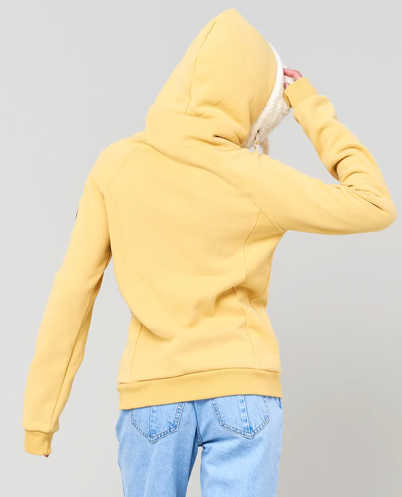 Rip Curl Nova Zip Hoodie Fleece Gold-5