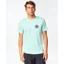 Rip Curl Arty Short Sleeve T-Shirt in Washed Aqua