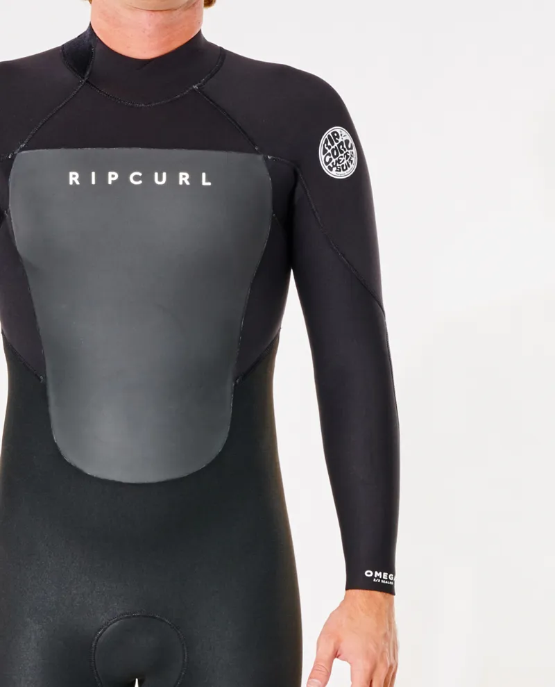 Rip Curl Omega 3/2 Back Zip GBS Wetsuit Black-1