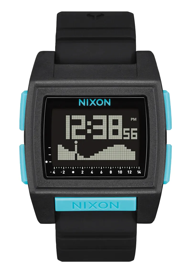 Nixon Base Tide Pro All Black / Blue-5