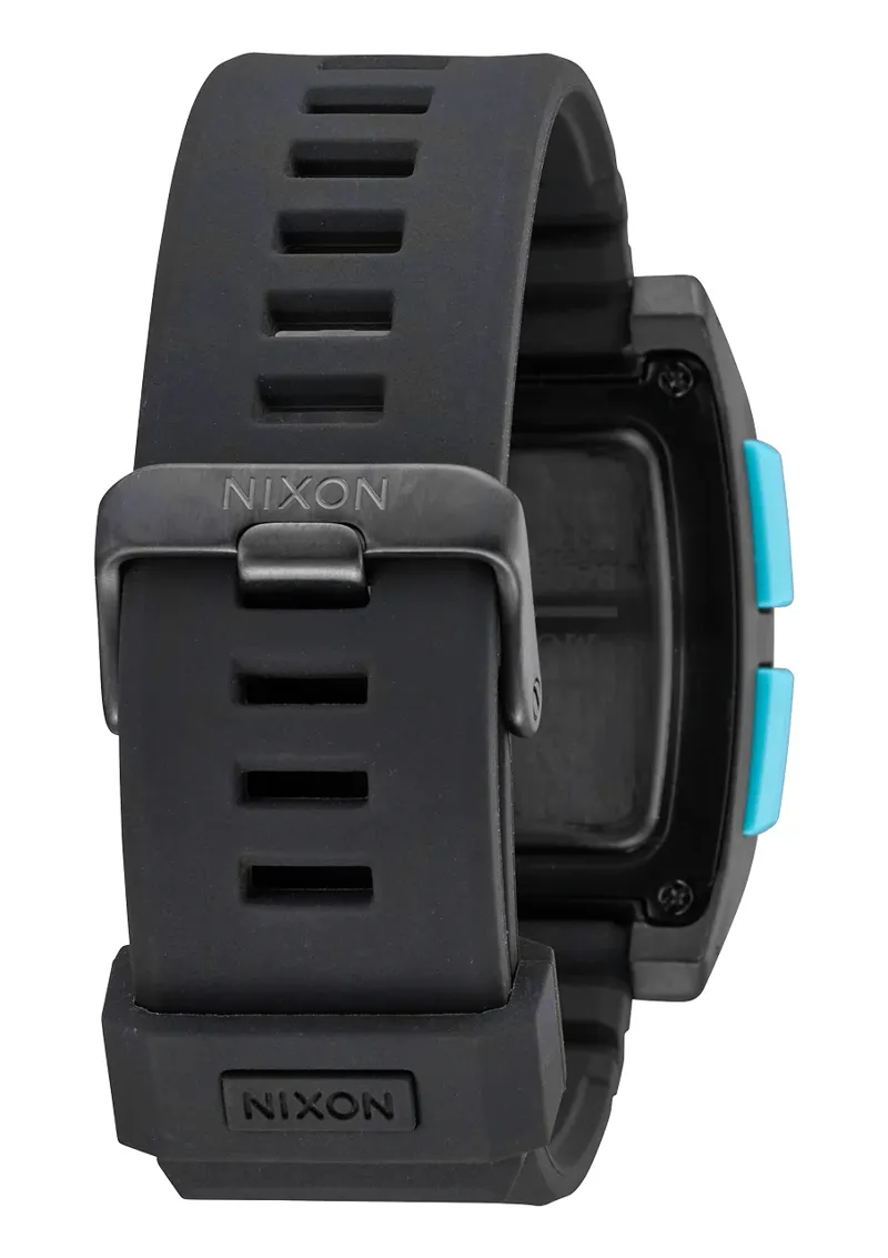 Nixon Base Tide Pro All Black / Blue-3