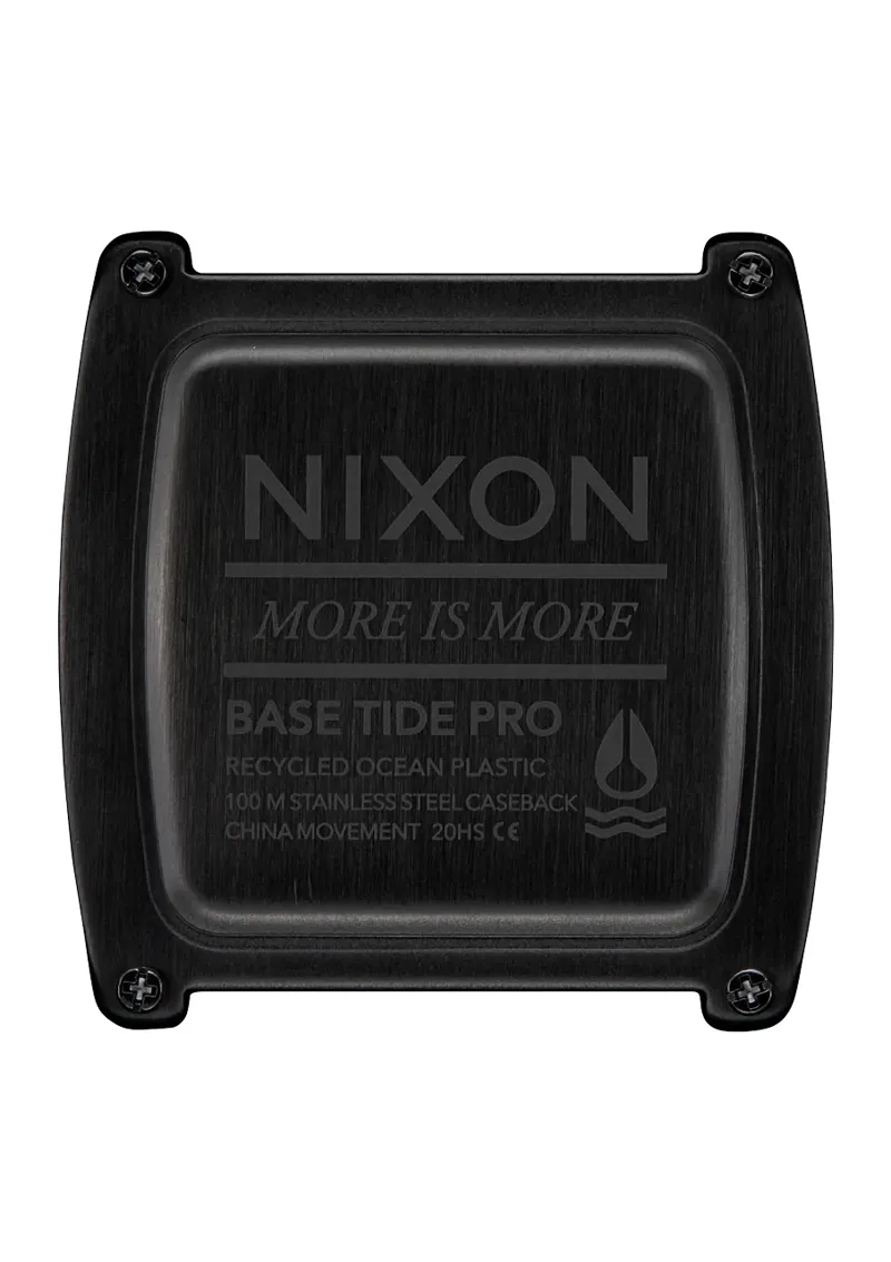 Nixon Base Tide Pro All Black / Blue-2