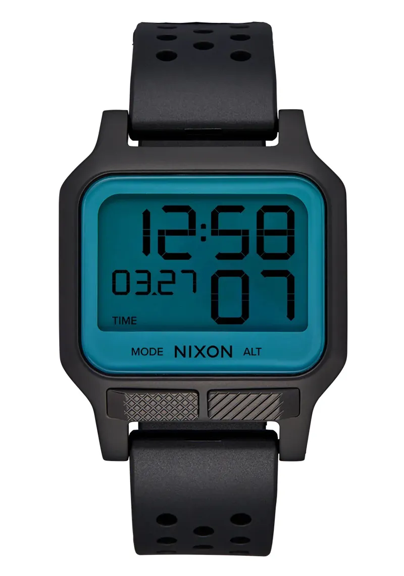 Nixon Heat Black / Aqua Positive
