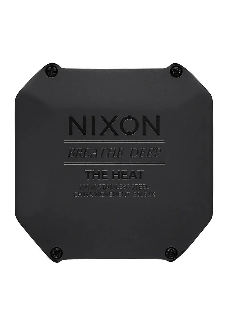 Nixon Heat Black / Aqua Positive-3