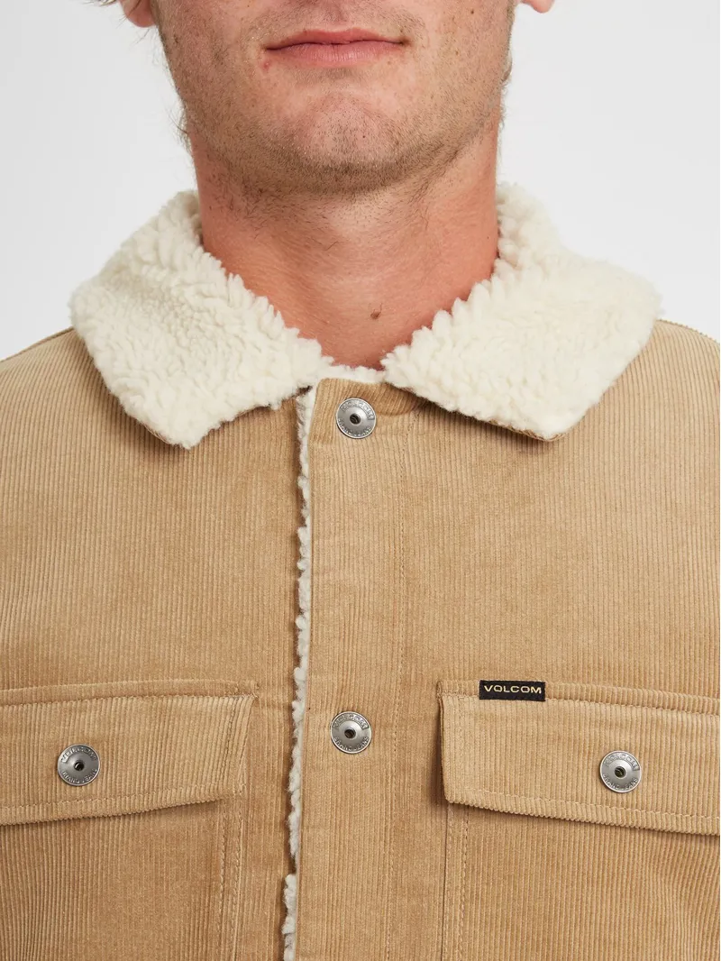 Volcom Keaton Jacket in Dark Khaki-1