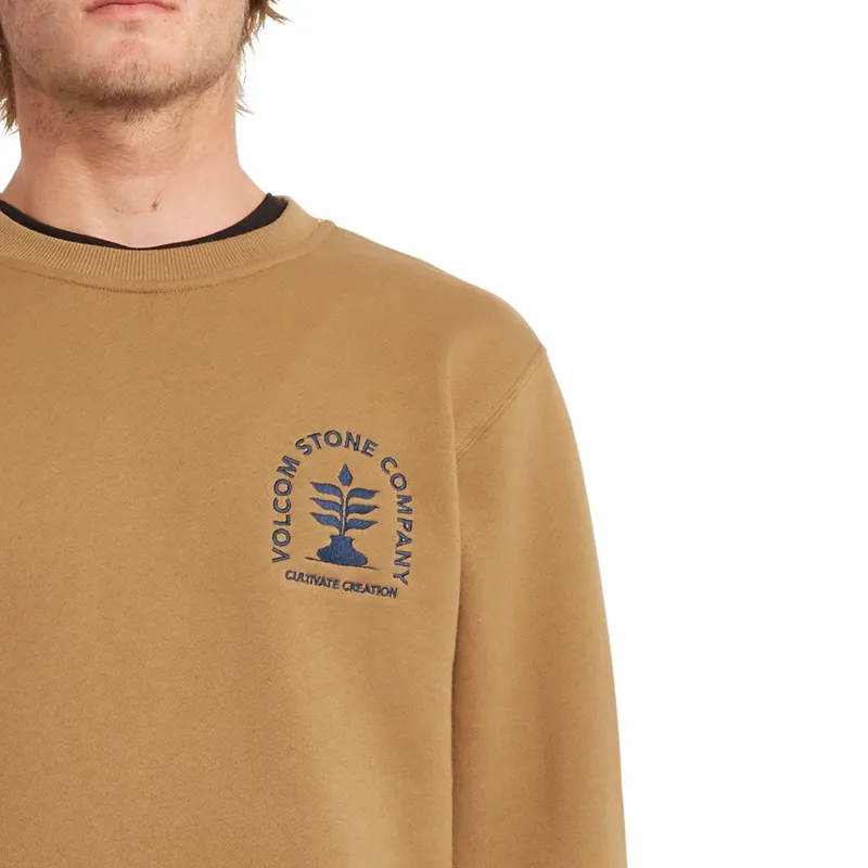Volcom Merick Crew Sand Dune-2