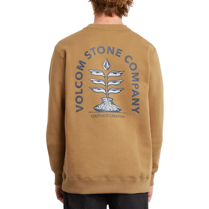 Volcom Merick Crew Sand Dune-1