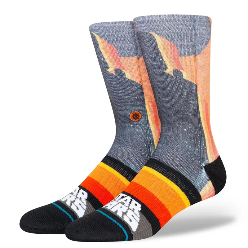 Stance Darth By Jaz Crew Socks Spacedust