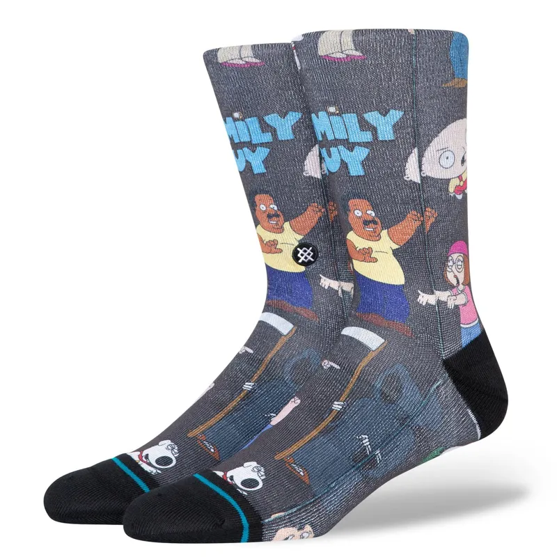 Stance Family Guy Crew Socks Black