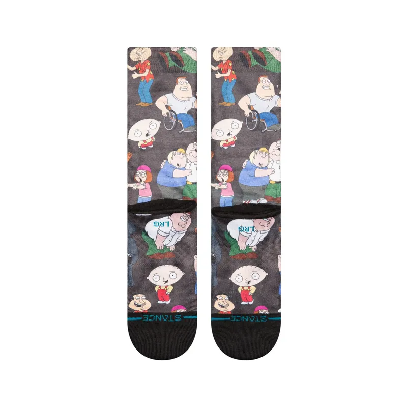 Stance Family Guy Crew Socks Black-1