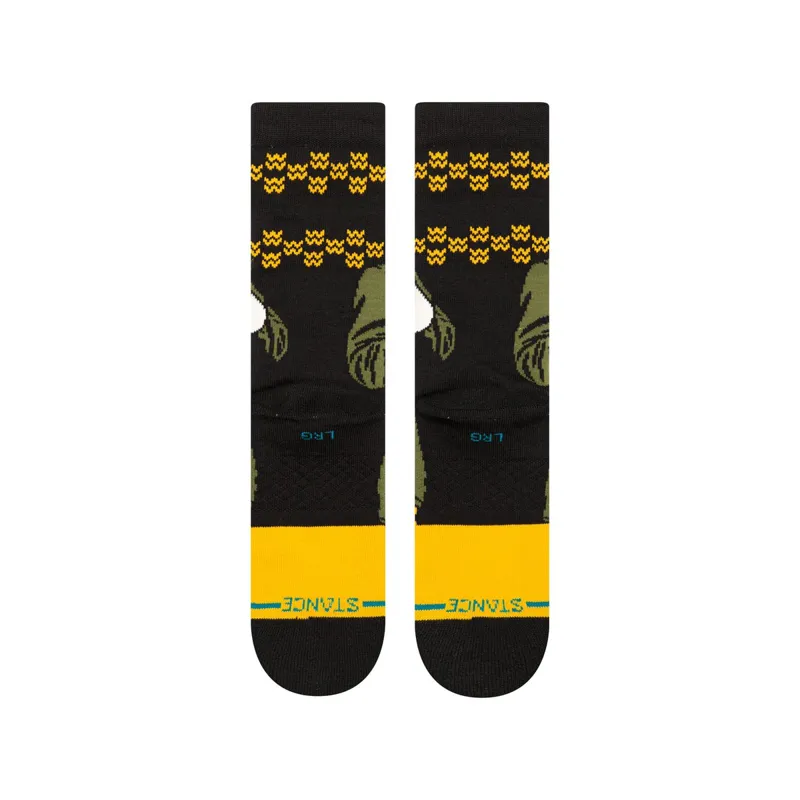 Stance Smilings My Favorite Crew Socks Black-1