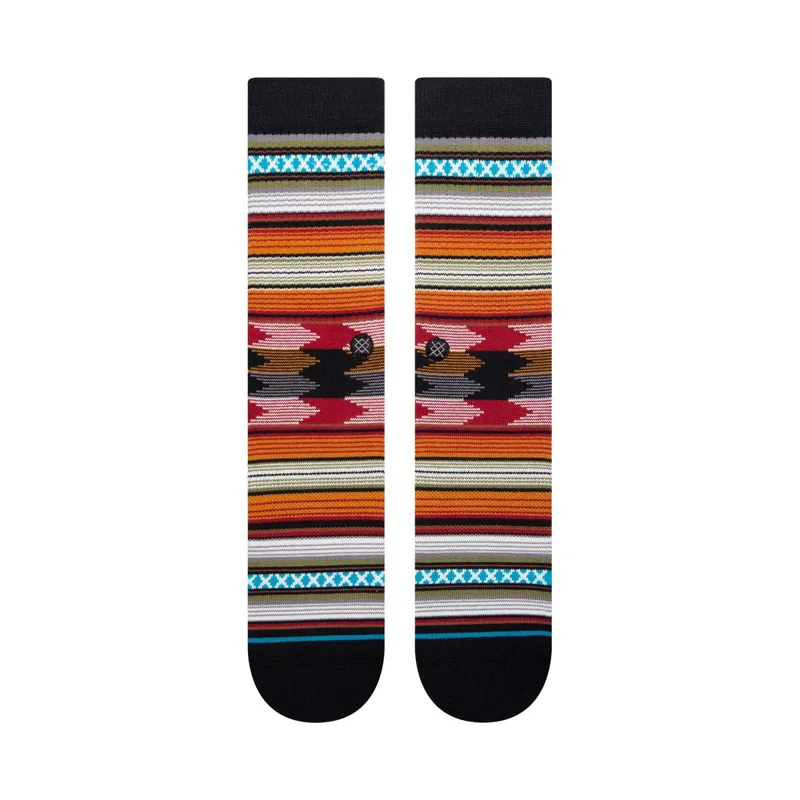 Stance Baron Crew Socks Black-2