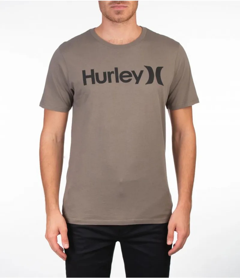 Hurley One And Only Solid Short Sleeve T-Shirt Dark Grey Heather