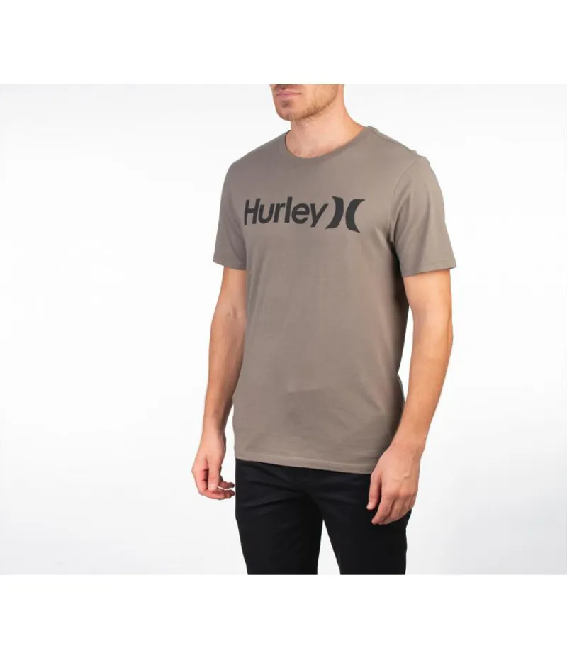 Hurley One And Only Solid Short Sleeve T-Shirt Dark Grey Heather-1