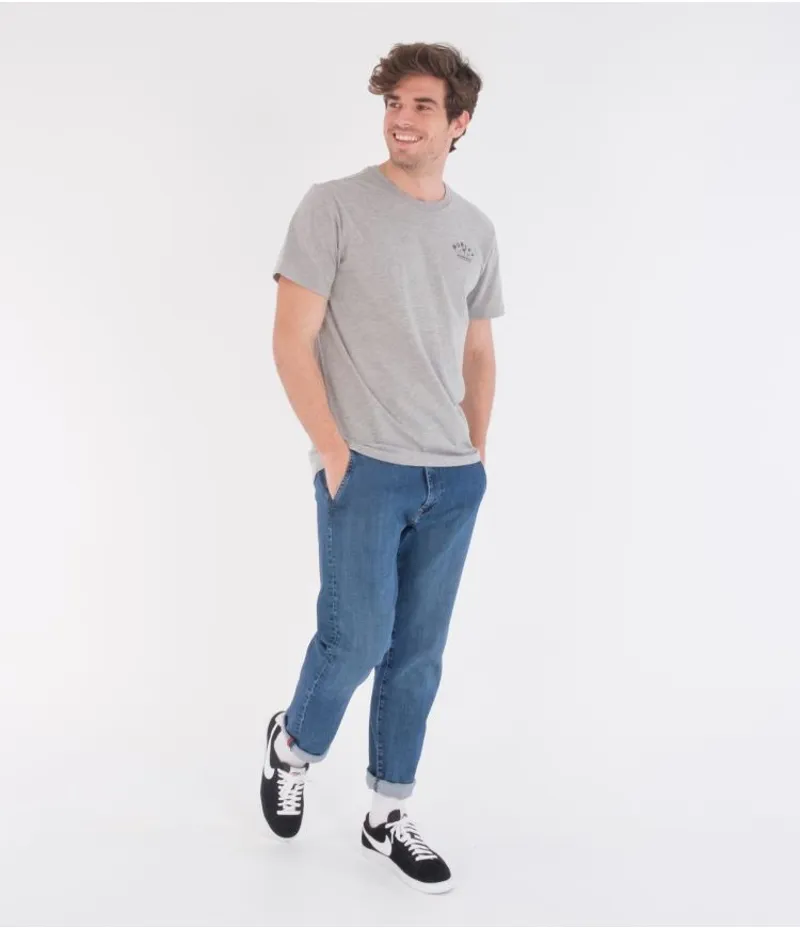 Hurley Quality Goods Tee in Dark Heather Grey-3